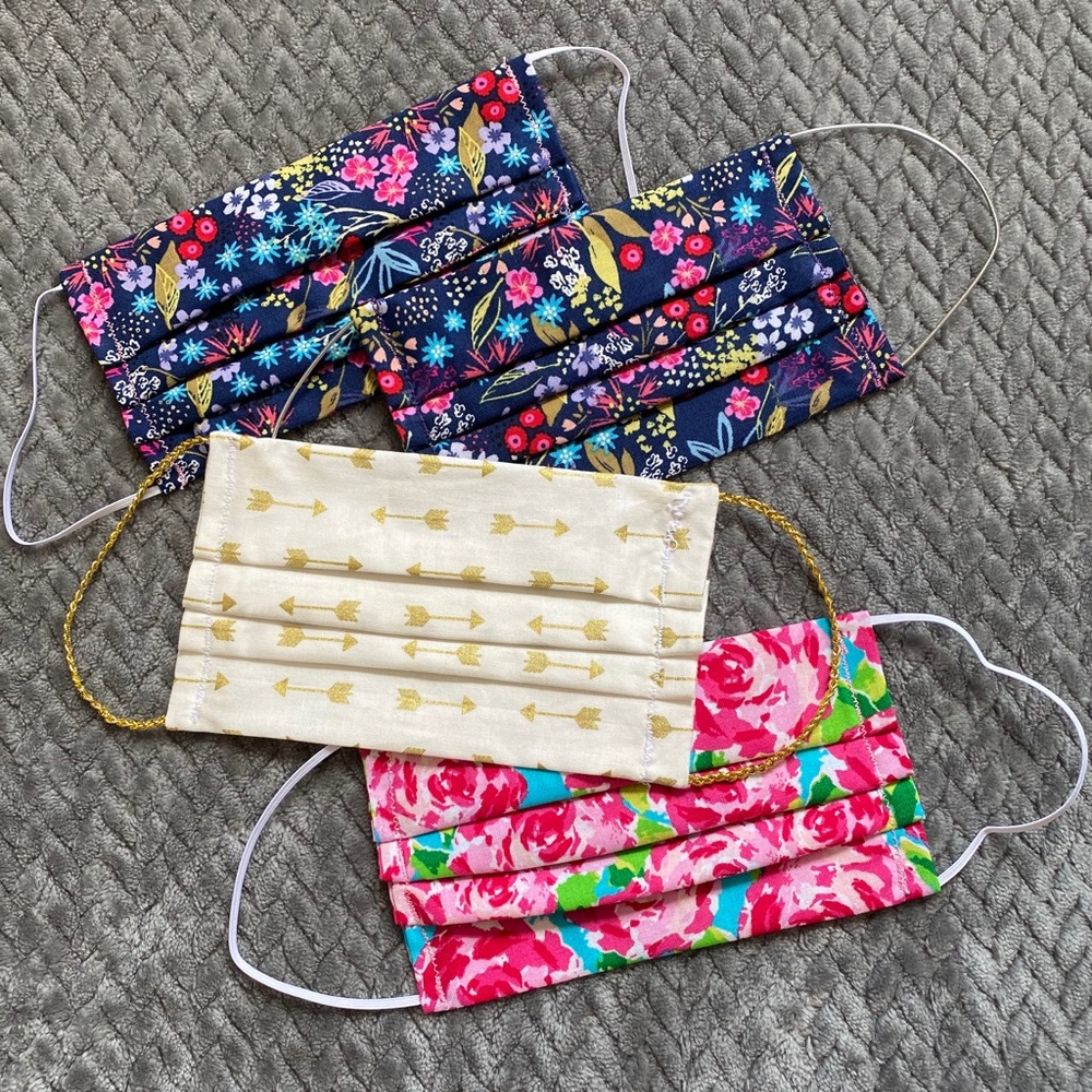 Handmade Cloth Mask with Opening for Filter